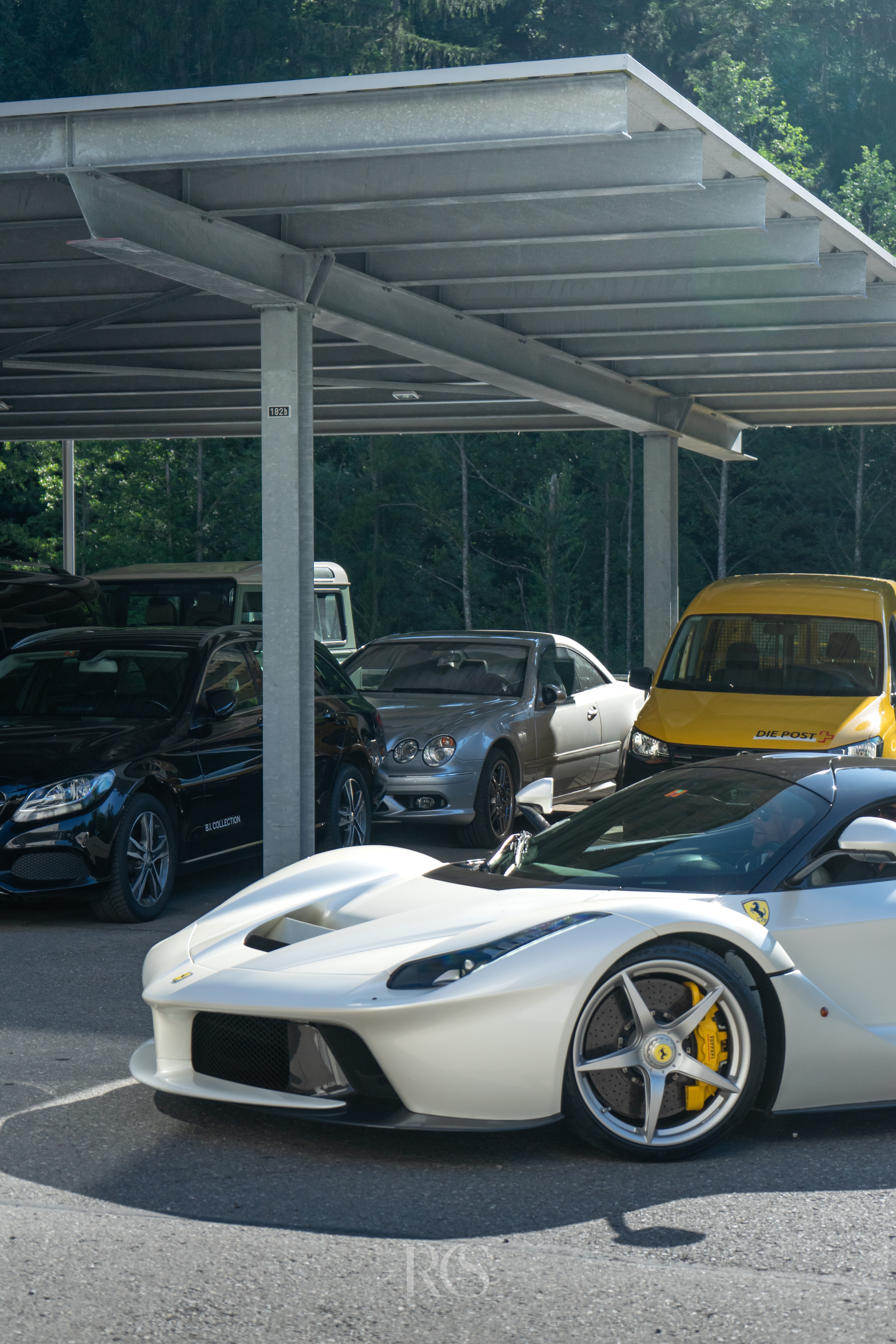 LaFerrari en séance photo supercar, Suisse