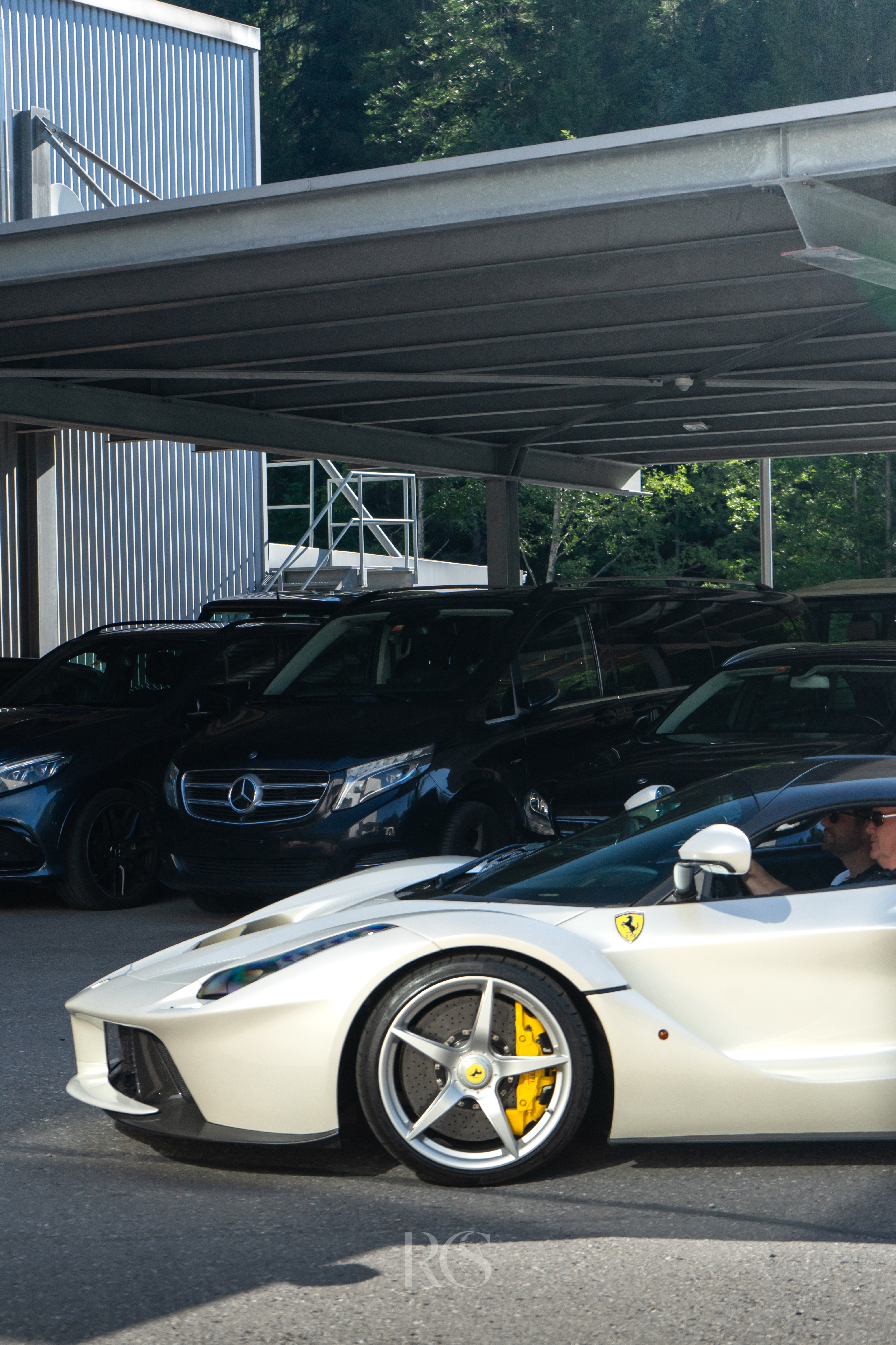 LaFerrari en séance photo supercar, Suisse