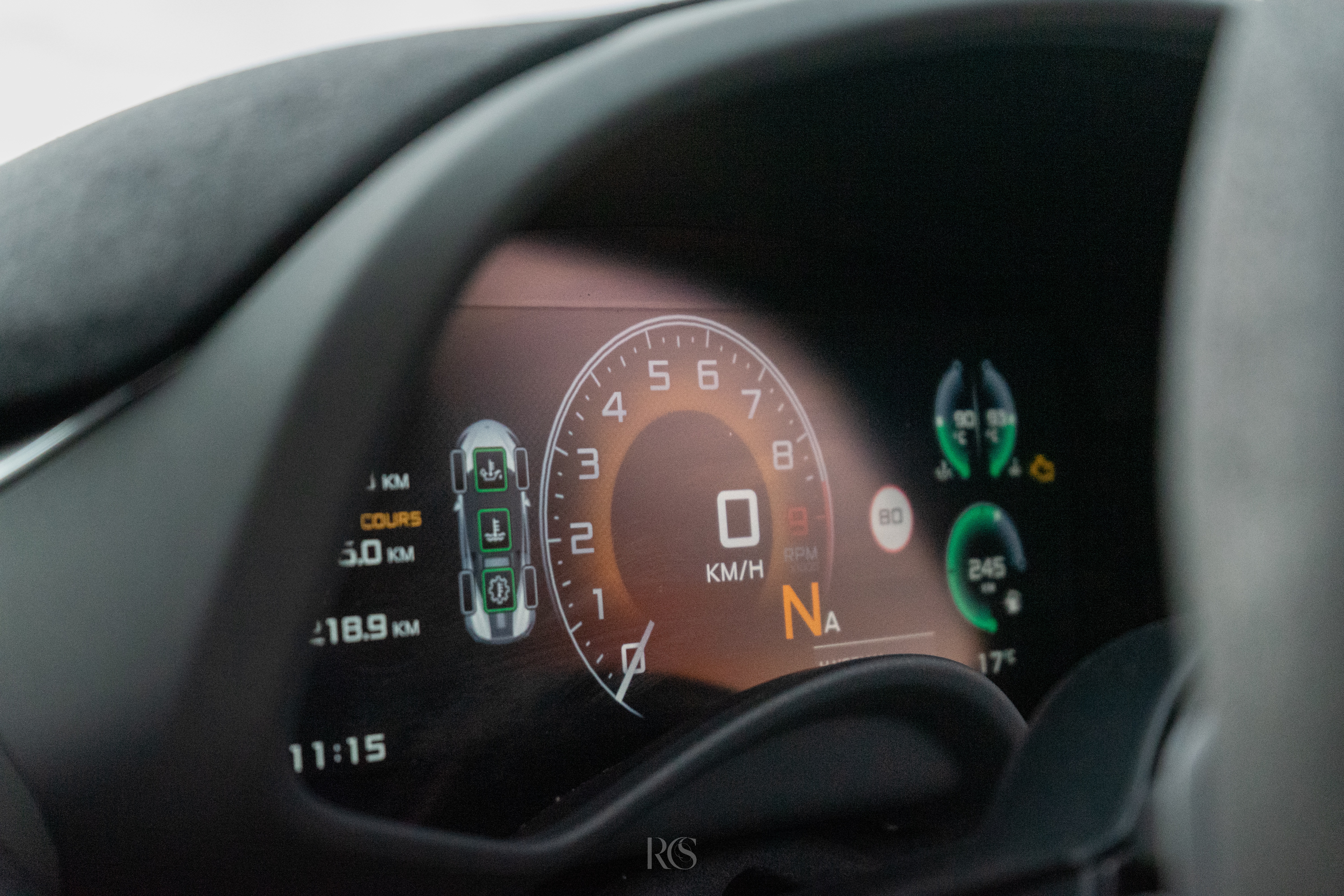 McLaren en shooting photo automobile premium, Suisse