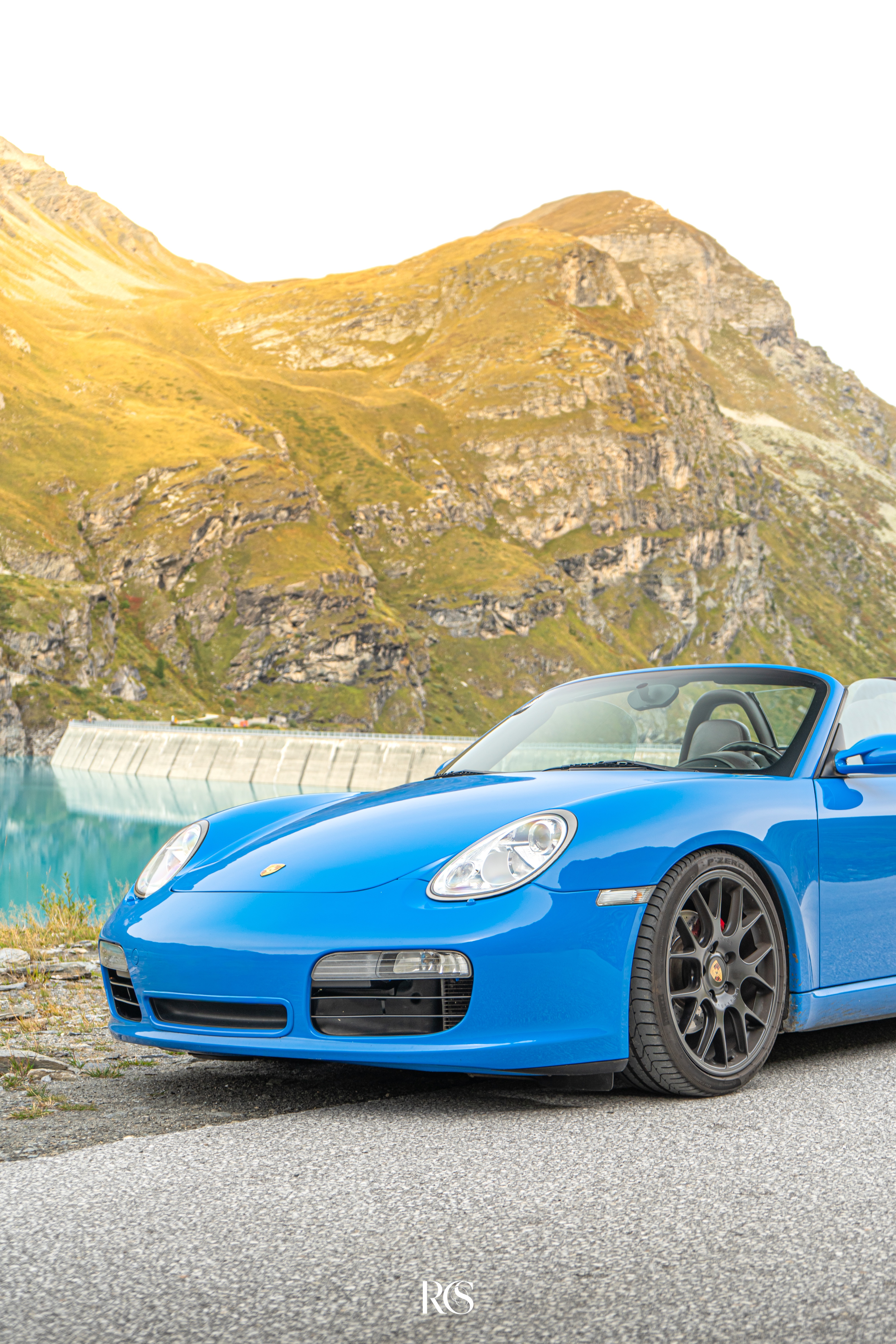 Porsche en montagne